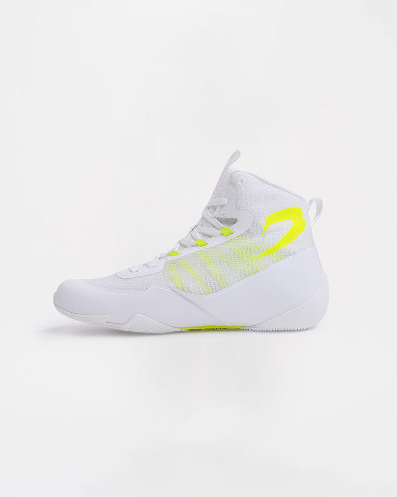 Nakatani Lo-Top Impello Boxing Boots - White/Yellow