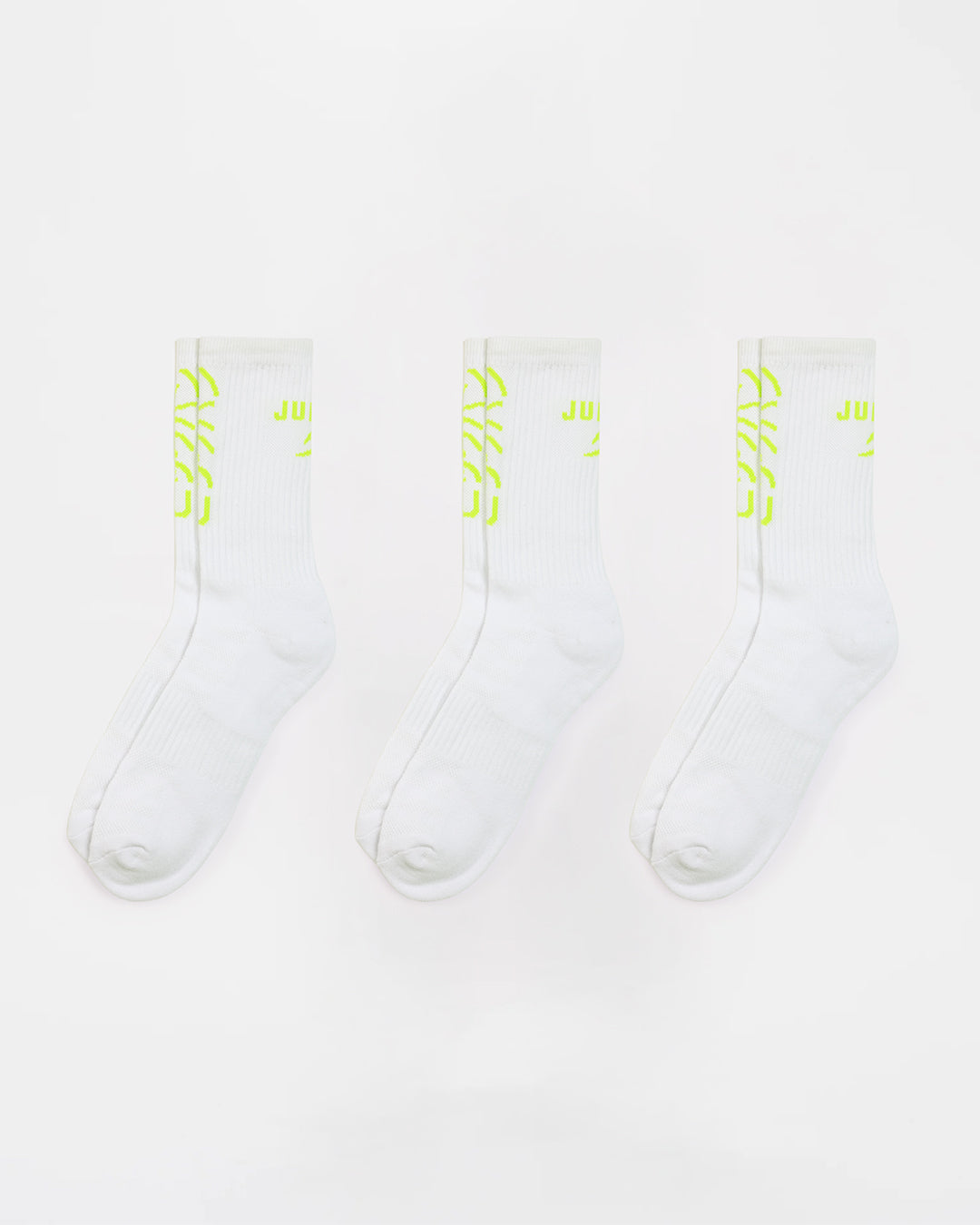 Nakatani x BOXRAW Crew Socks (3 Pairs) - White