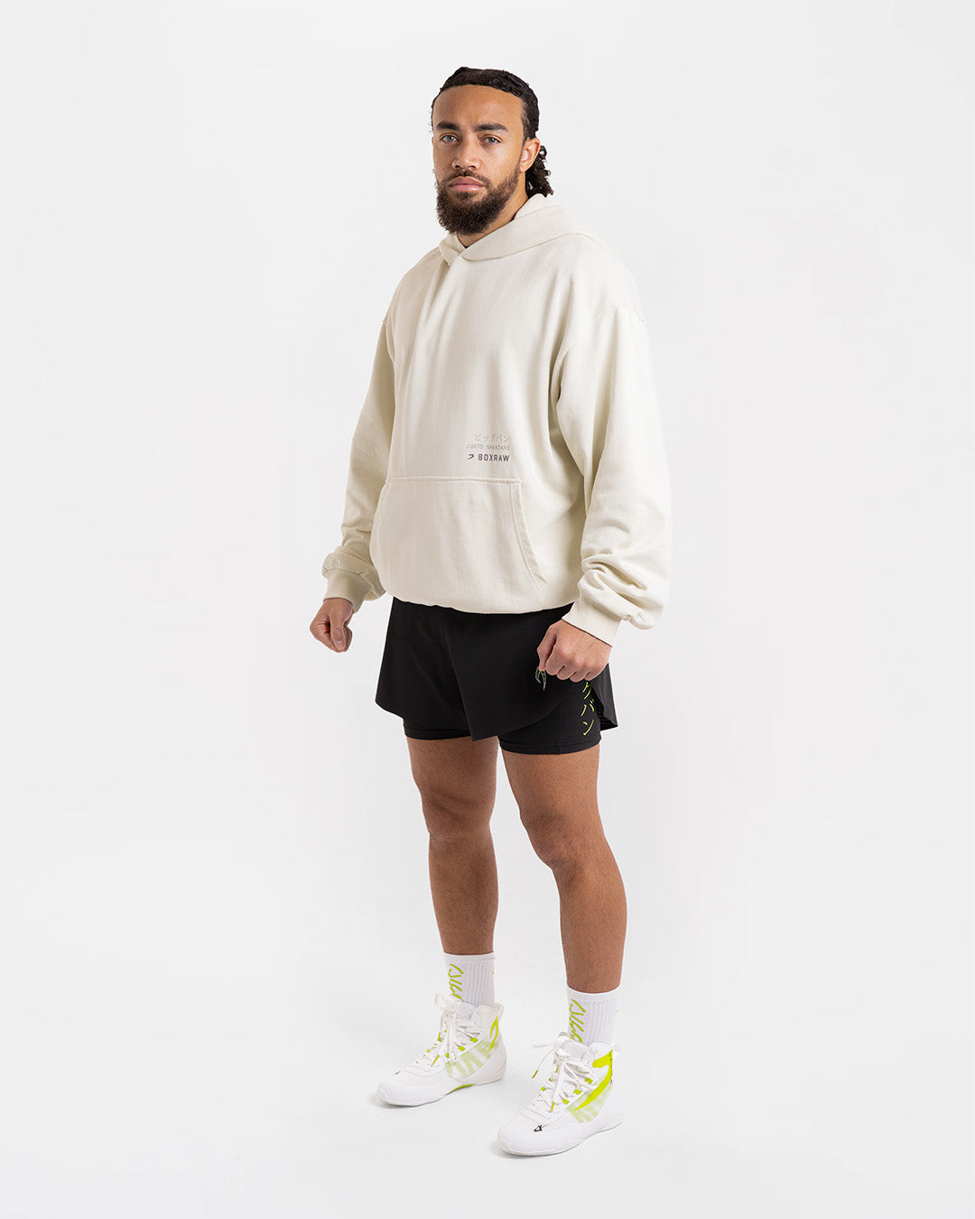 Nakatani x Sparring Club Oversized Hoodie - Washed Beige