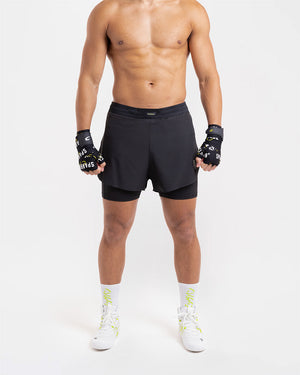 Nakatani x BOXRAW 2-in-1 Shorts - Black | BOXRAW