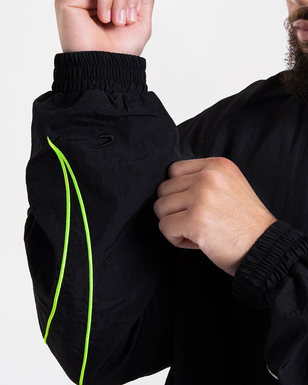 Nakatani x BOXRAW Track Jacket - Black/Yellow | BOXRAW