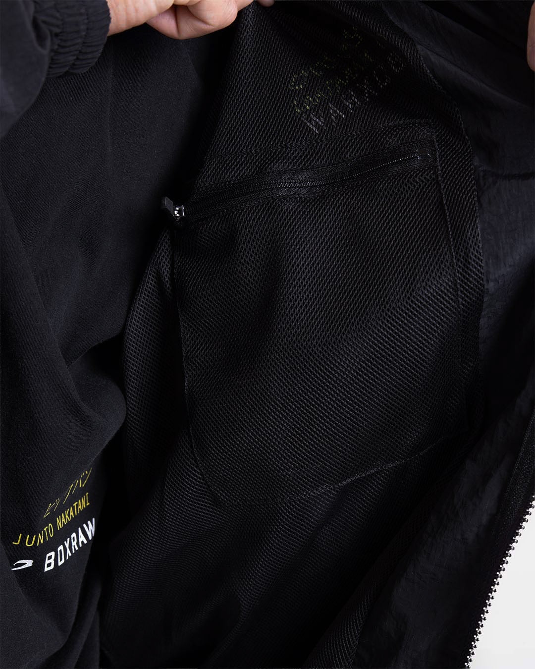 Nakatani x BOXRAW Track Jacket - Black/Yellow | BOXRAW