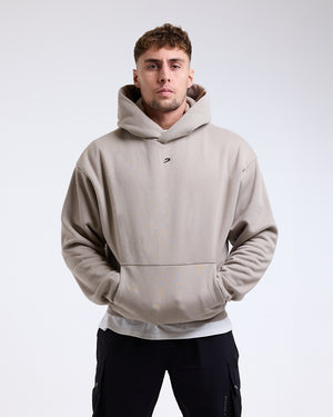 Strike Oversized Hoodie - Stone