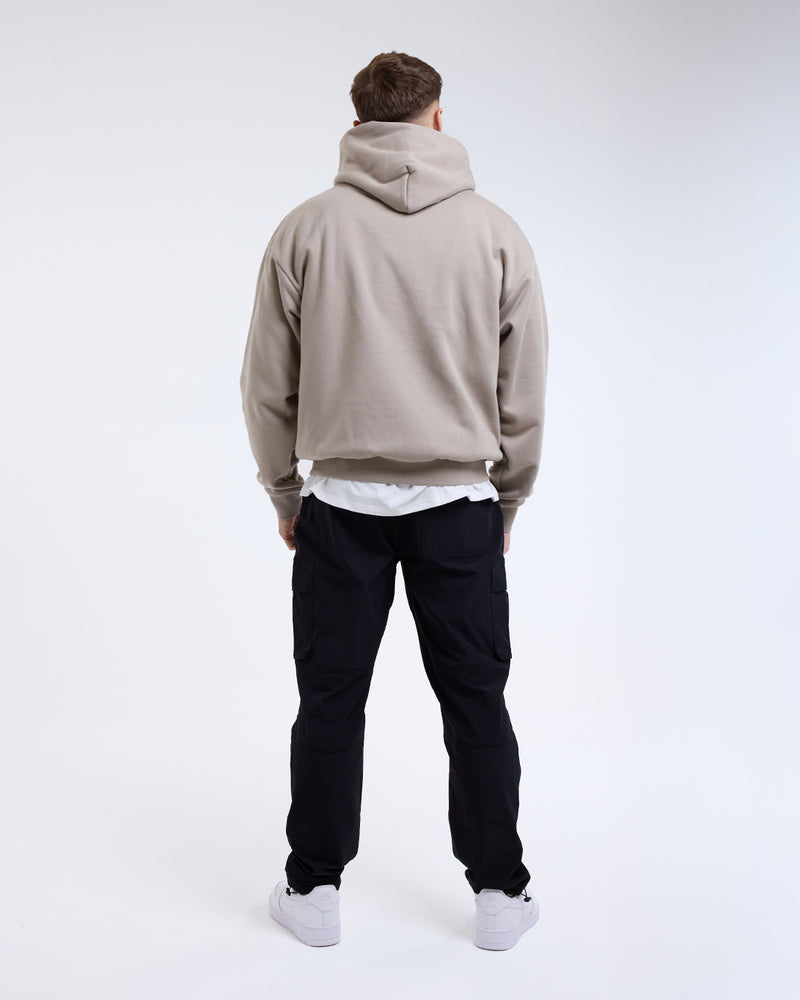 Strike Oversized Hoodie - Stone