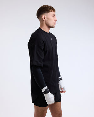 Strike Oversized T-Shirt - Black