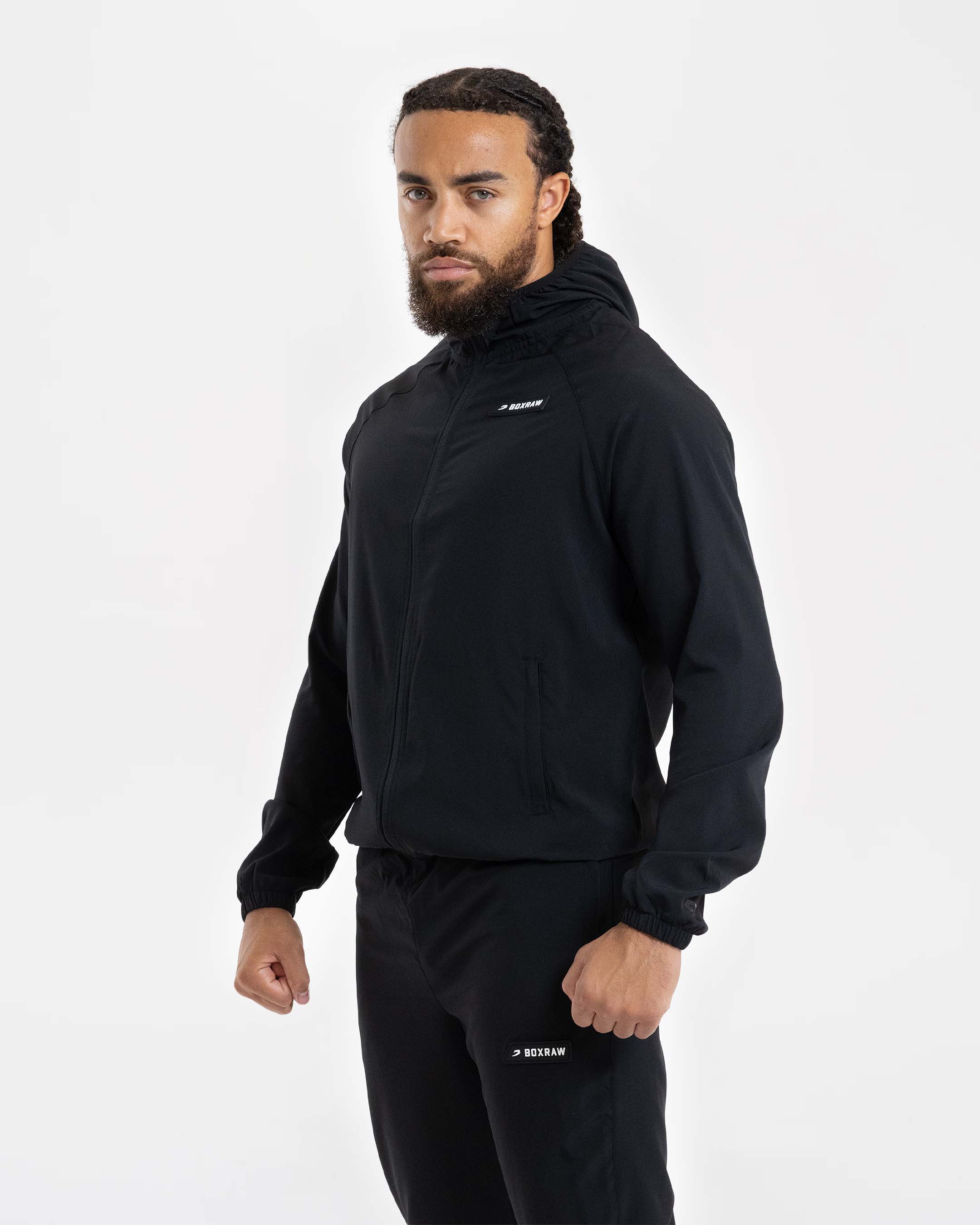 Robinson Training Jacket - Black | BOXRAW