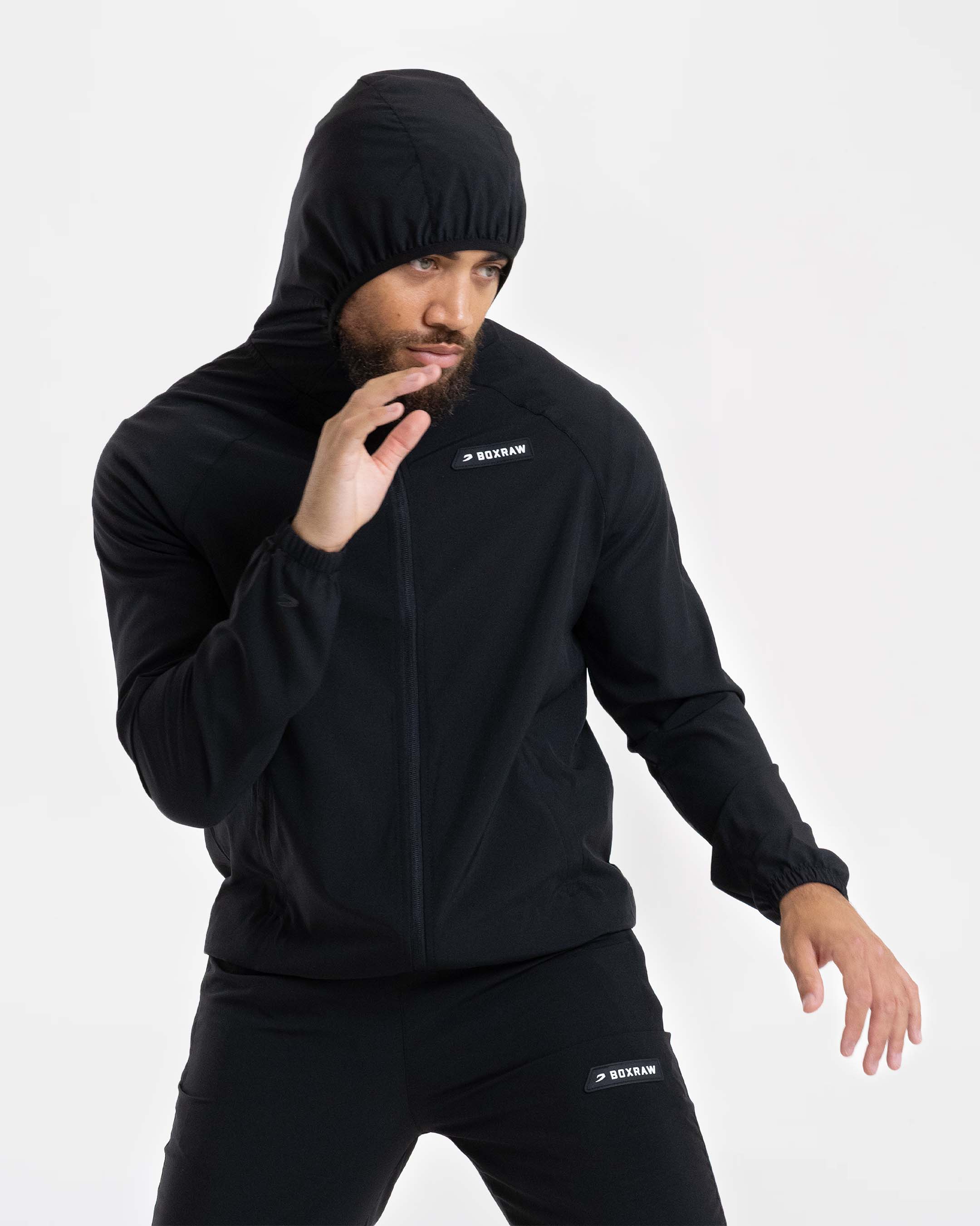 Robinson Training Jacket - Black | BOXRAW