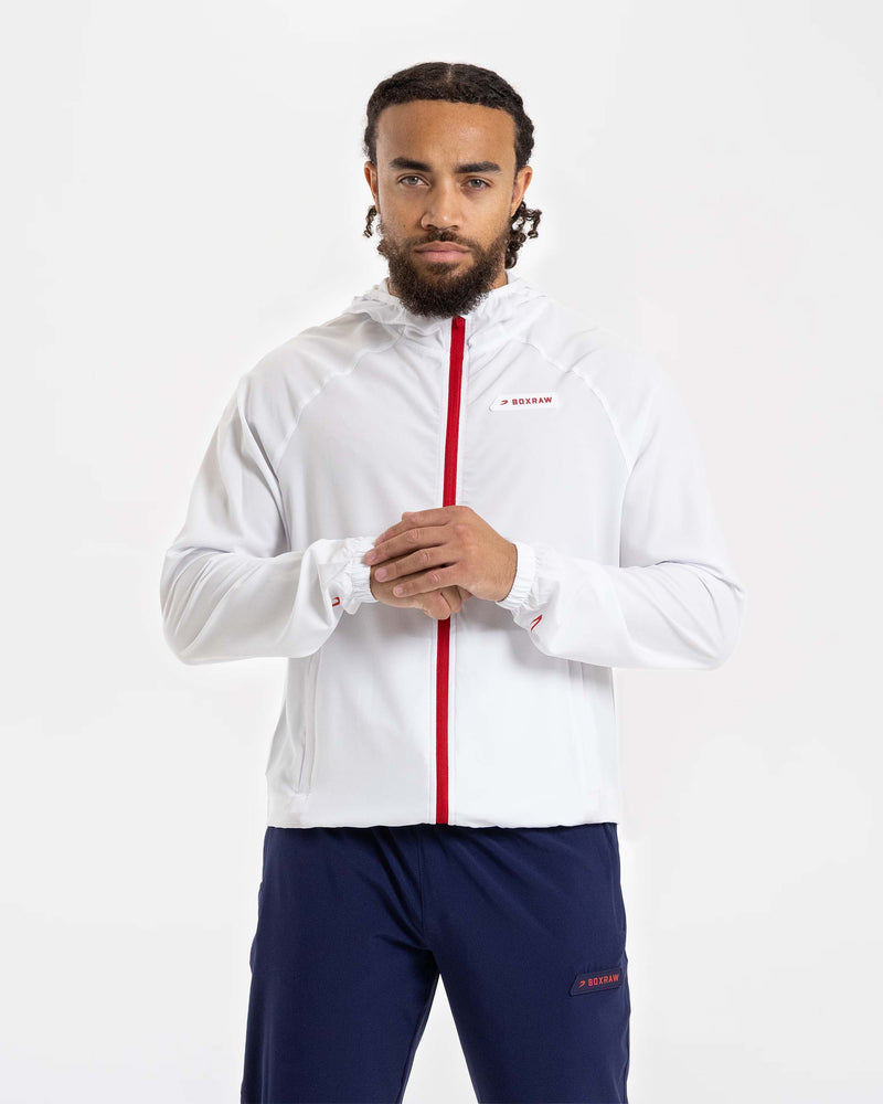 Robinson Training Jacket - White