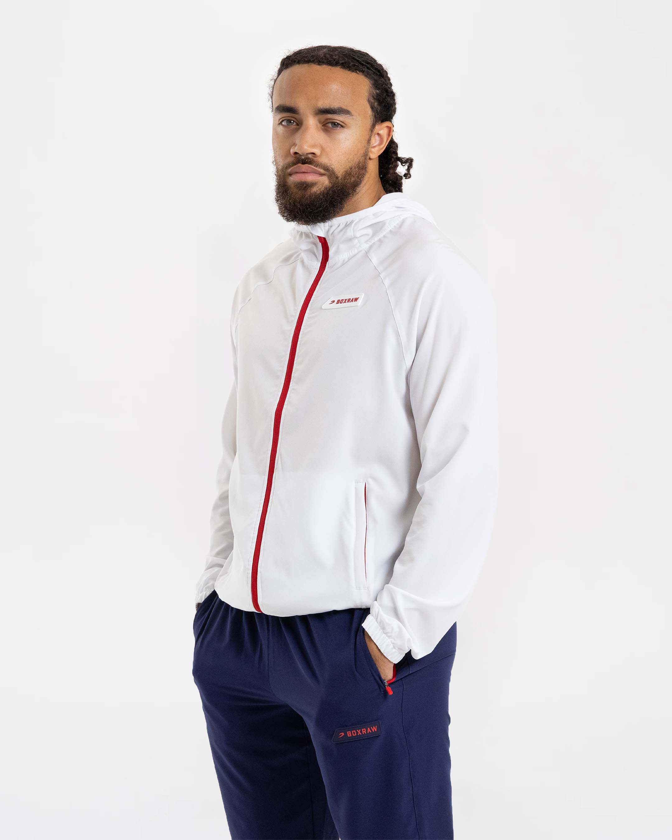 Robinson Training Jacket - White | BOXRAW