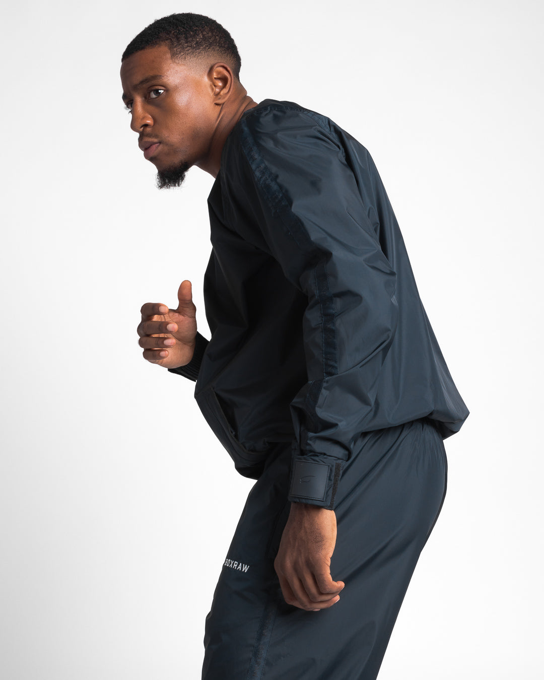 Boxrawのサウナスーツ(Hagler Sauna Suit 2.0、黒) Hagler Sauna Suit 2.0 - Black | Essential Weight Loss Tool | BOXRAW