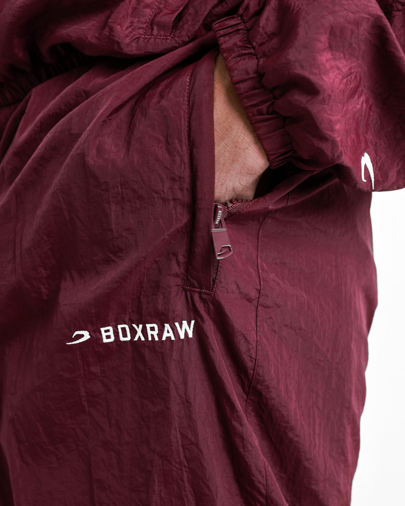 Saxton Track Bottoms - Burgundy