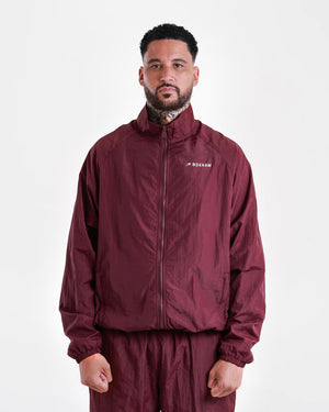 Saxton Track Jacket - Burgundy