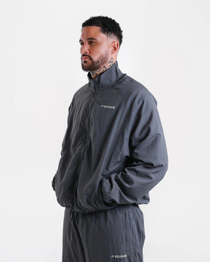 Saxton Track Jacket - Charcoal