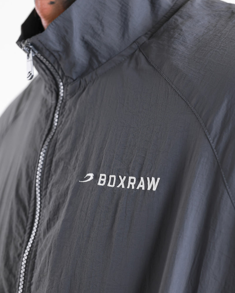 Saxton Track Jacket - Charcoal
