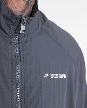 Saxton Track Jacket - Charcoal