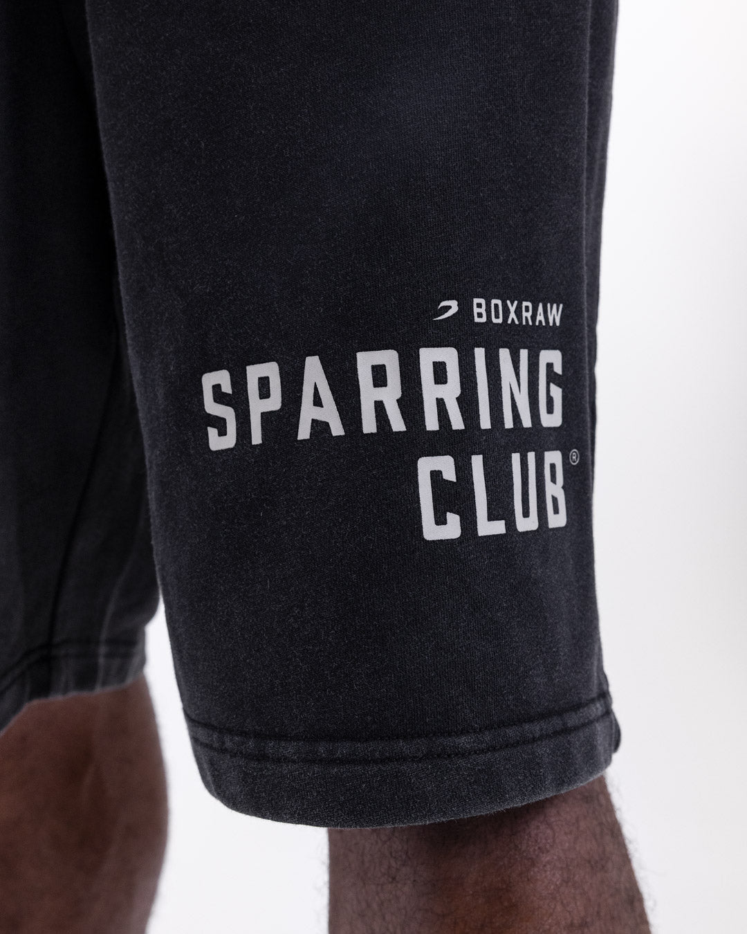 Sparring Club Sweat Shorts - Washed Black