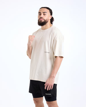 Sparring Club Oversized T-Shirt - Washed Beige