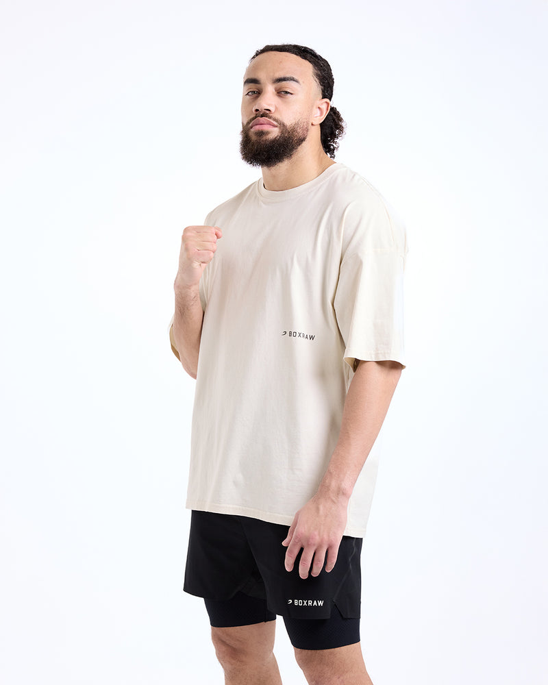 Sparring Club Oversized T-Shirt - Washed Beige