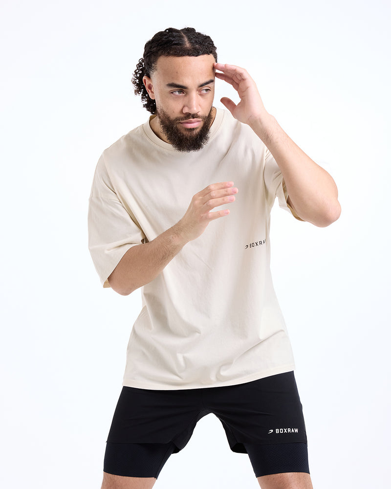 Sparring Club Oversized T-Shirt - Washed Beige