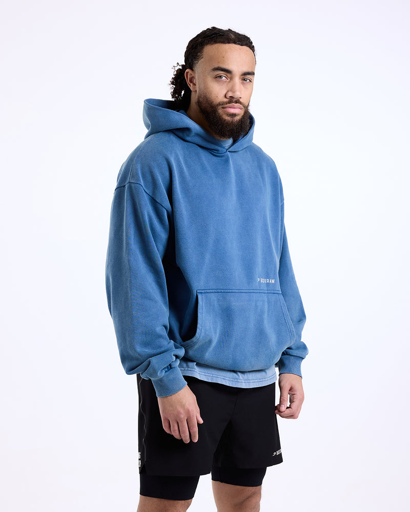 Sparring Club Oversized Hoodie - Washed Baby Blue