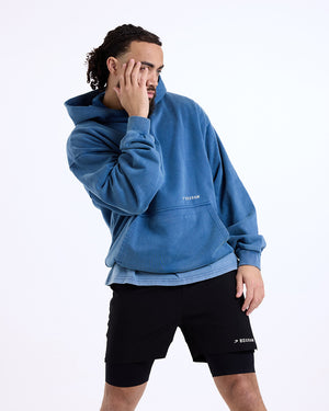 Sparring Club Oversized Hoodie - Washed Baby Blue