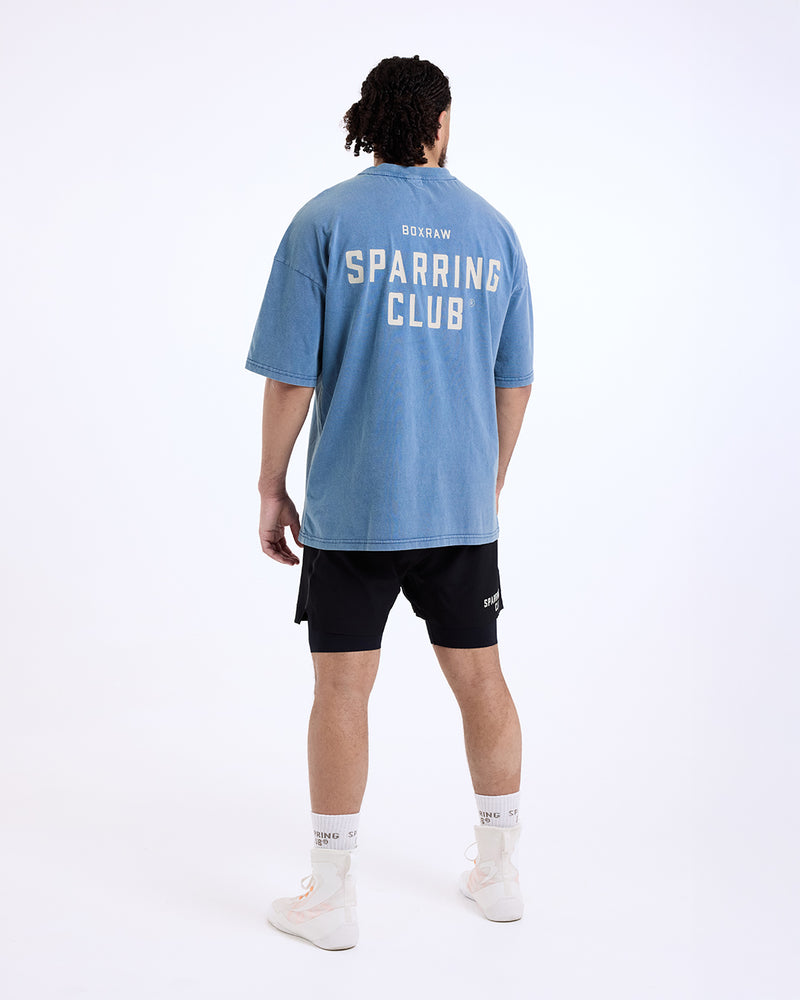 Sparring Club Oversized T-Shirt - Washed Baby Blue