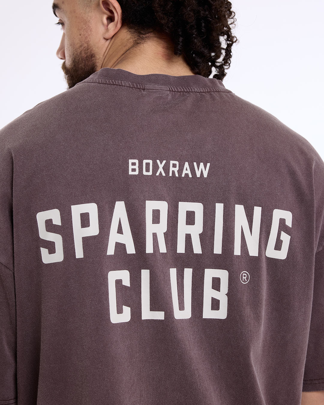 Sparring Club Oversized T-Shirt - Washed Brown | BOXRAW