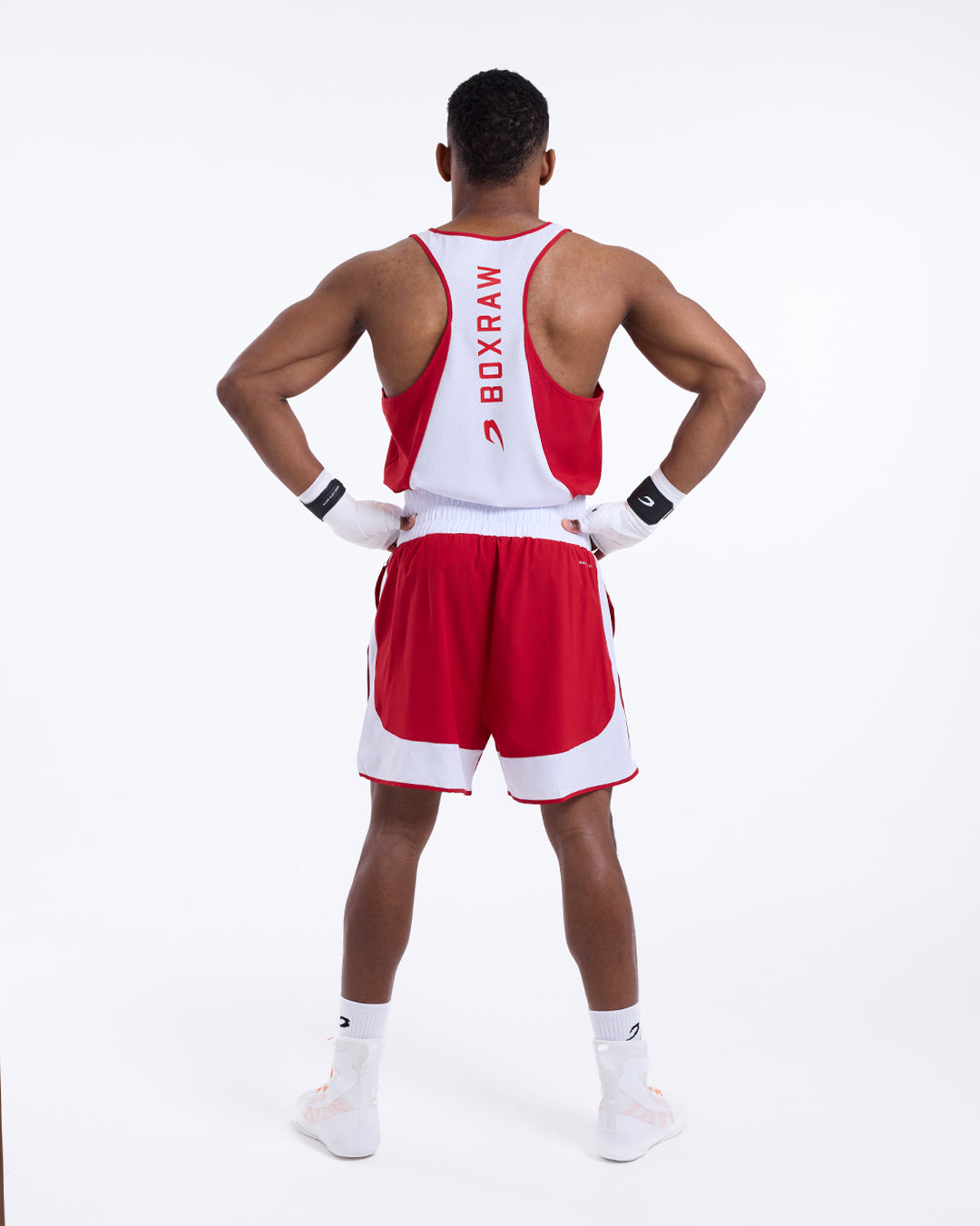 Stevenson Tank 2.0 - Red/White | Amateur Boxing Tank Top | BOXRAW