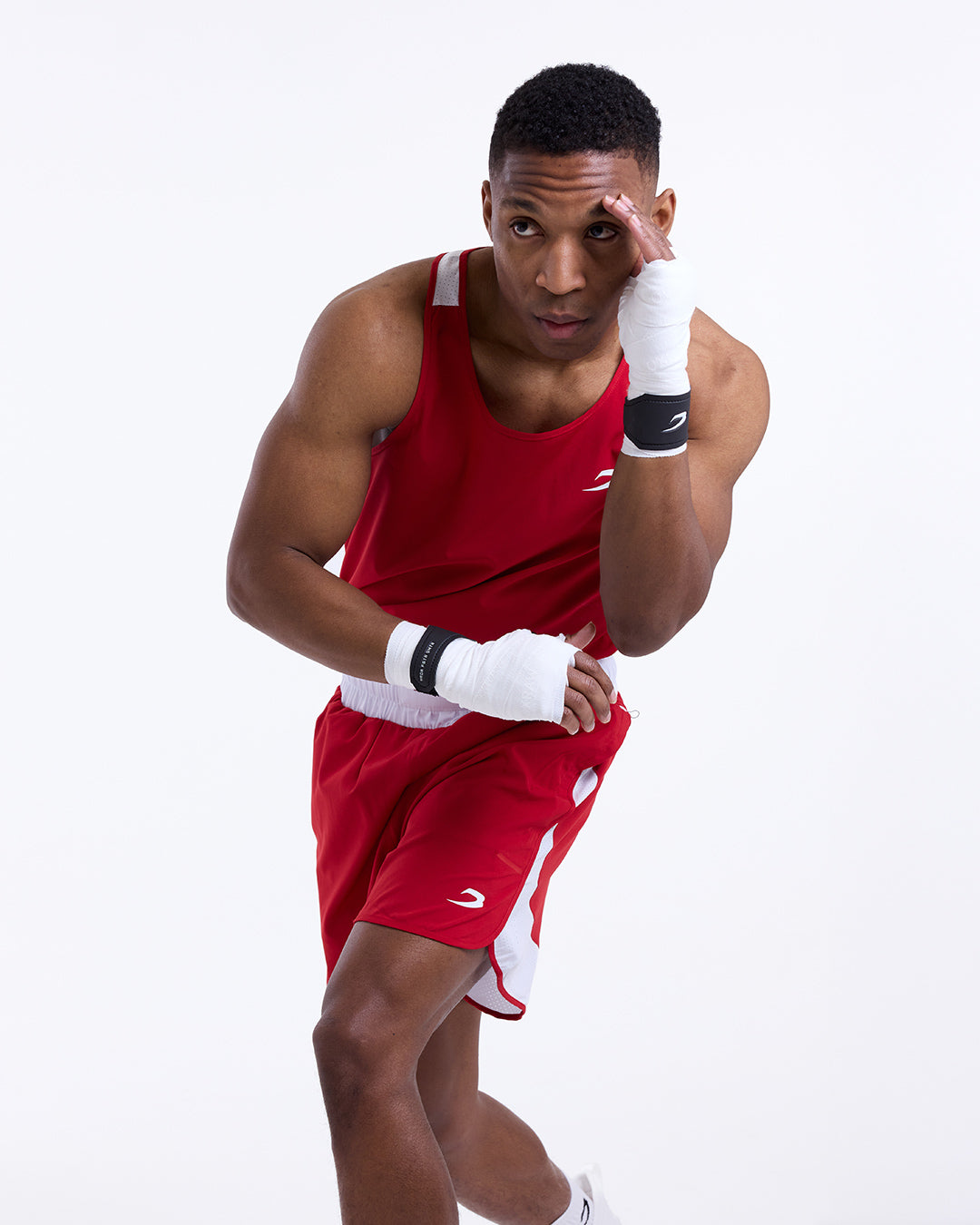 Stevenson Tank 2.0 - Red/White | Amateur Boxing Tank Top | BOXRAW