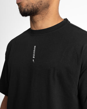 Lineal Oversized T-Shirt - Black