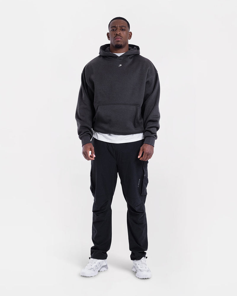 Strike Oversized Hoodie - Dark Grey