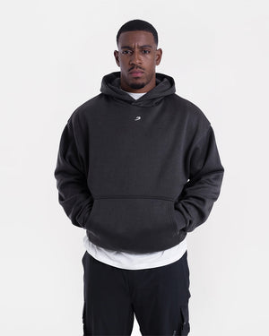 Strike Oversized Hoodie - Dark Grey