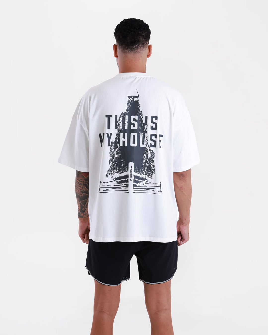 This Is My House Oversized T-Shirt - White