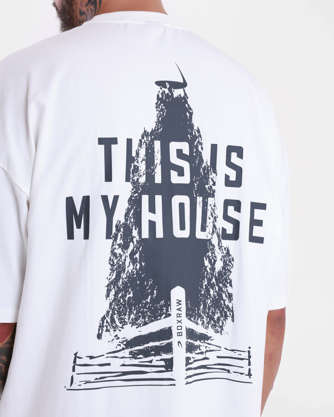 This Is My House Oversized T-Shirt - White