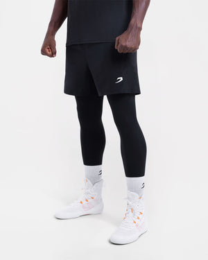 Valdes 2-in-1 Shorts (Full Length) - Black