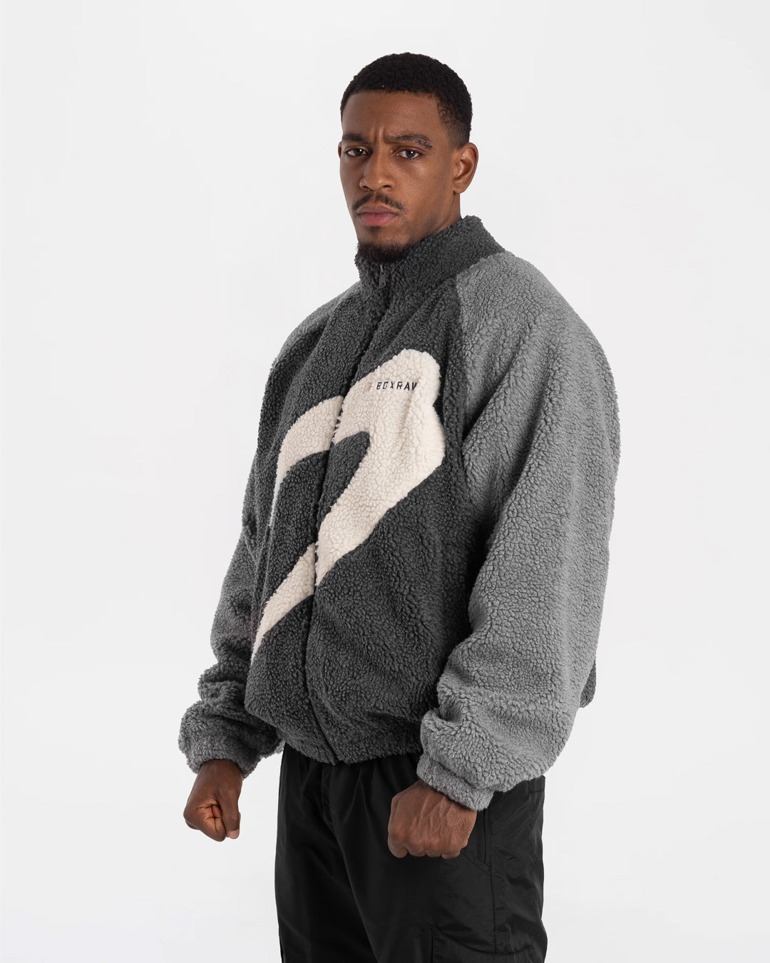 Walker Sherpa Jacket - Charcoal/Grey