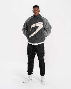 Walker Sherpa Jacket - Charcoal/Grey