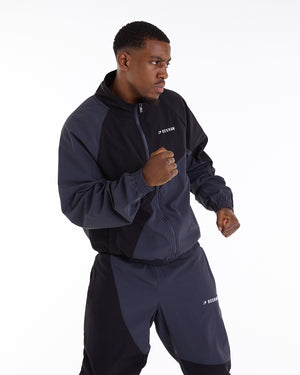Tunero Boxing Track Jacket Williams Boxing Tracksuit Jacket Black