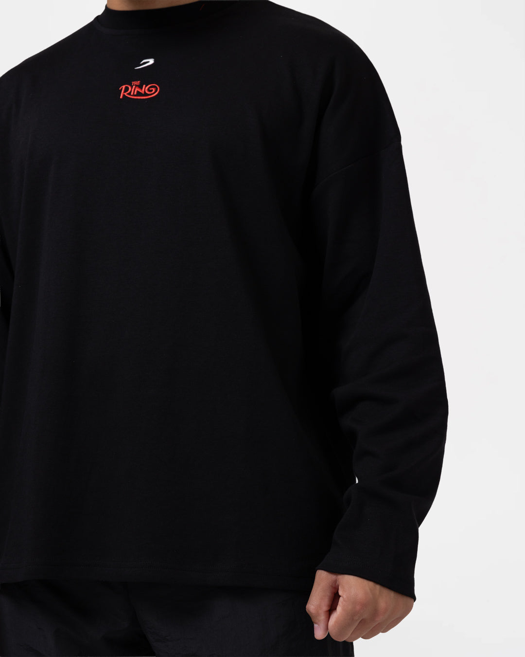 Ring x BOXRAW Fearless Oversized Long Sleeve T-Shirt - Black