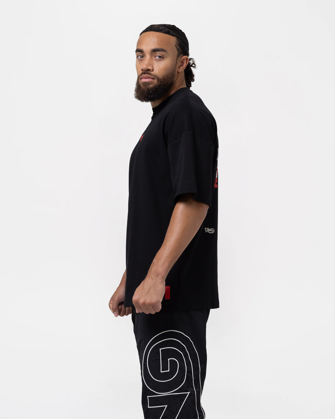 Ring x BOXRAW Fearless Oversized T-Shirt - Black