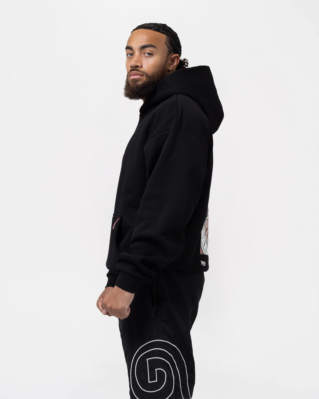 Ring x BOXRAW Manny Pacquiao Oversized Hoodie - Black