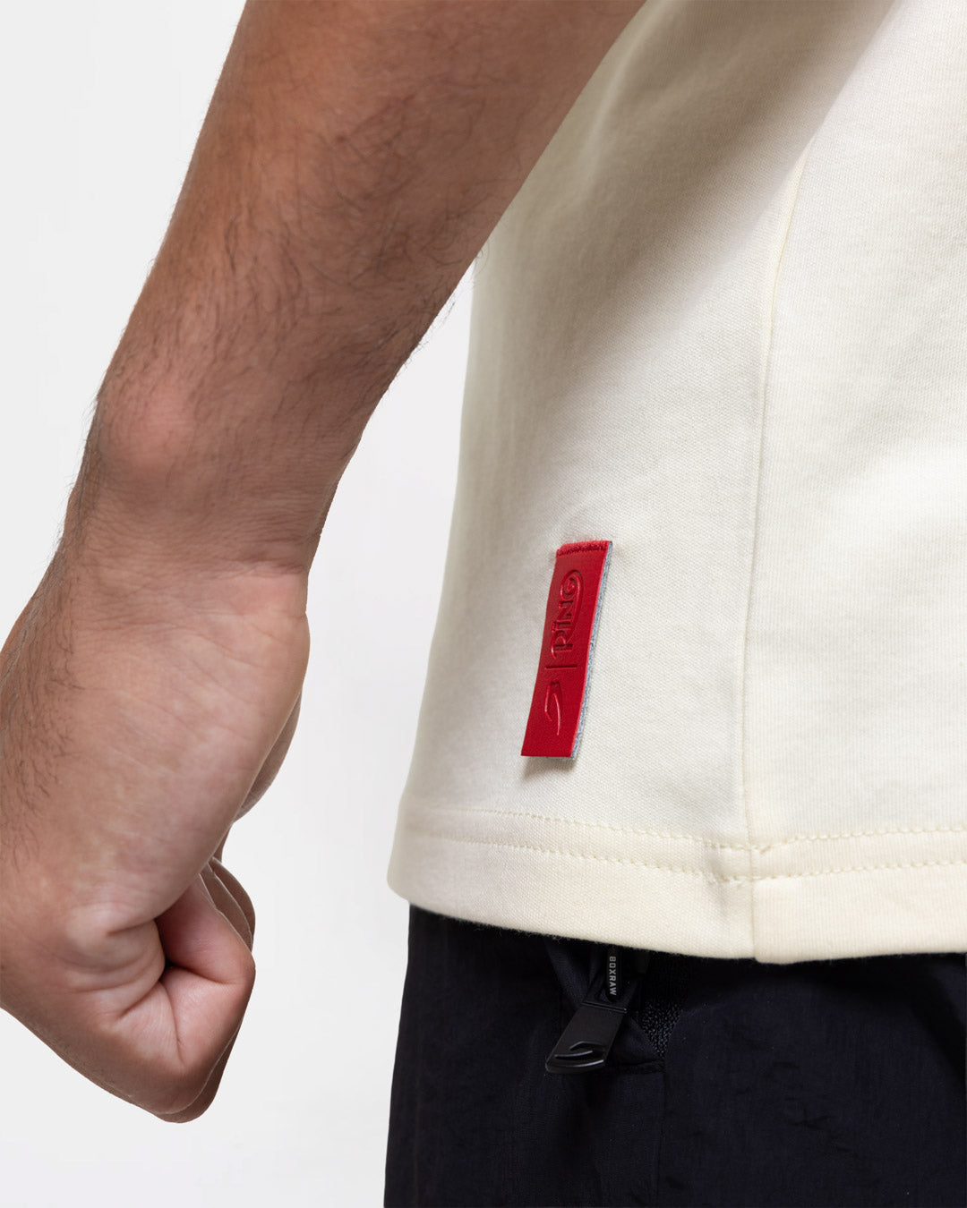 Ring x BOXRAW Sugar Ray Leonard Oversized T-Shirt - Stone Beige