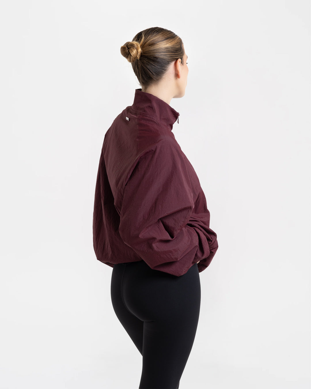 Saxton Track Jacket - Burgundy