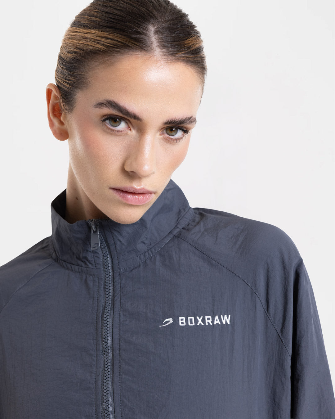 Saxton Track Jacket - Charcoal