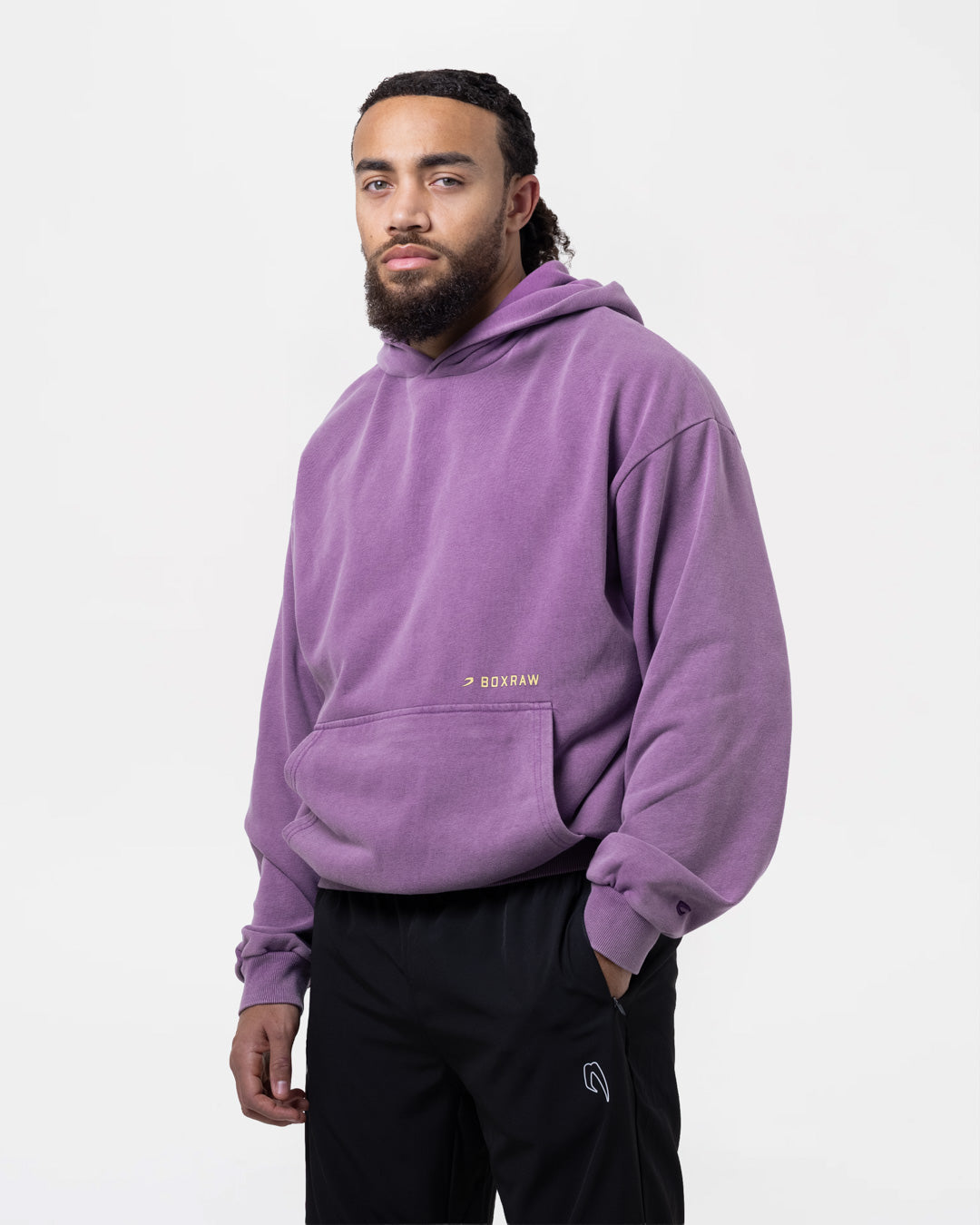 Sparring Club Oversized Hoodie - Washed Purple