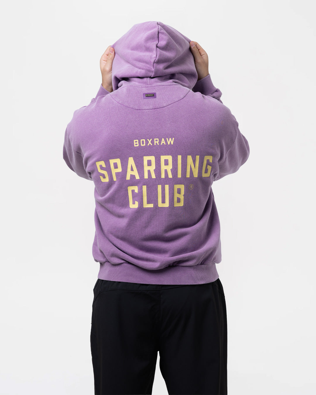 Sparring Club Oversized Hoodie - Washed Purple