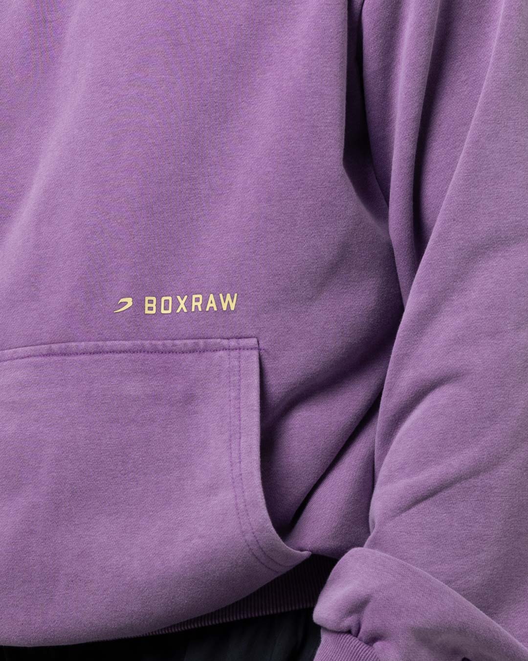 Sparring Club Oversized Hoodie - Washed Purple