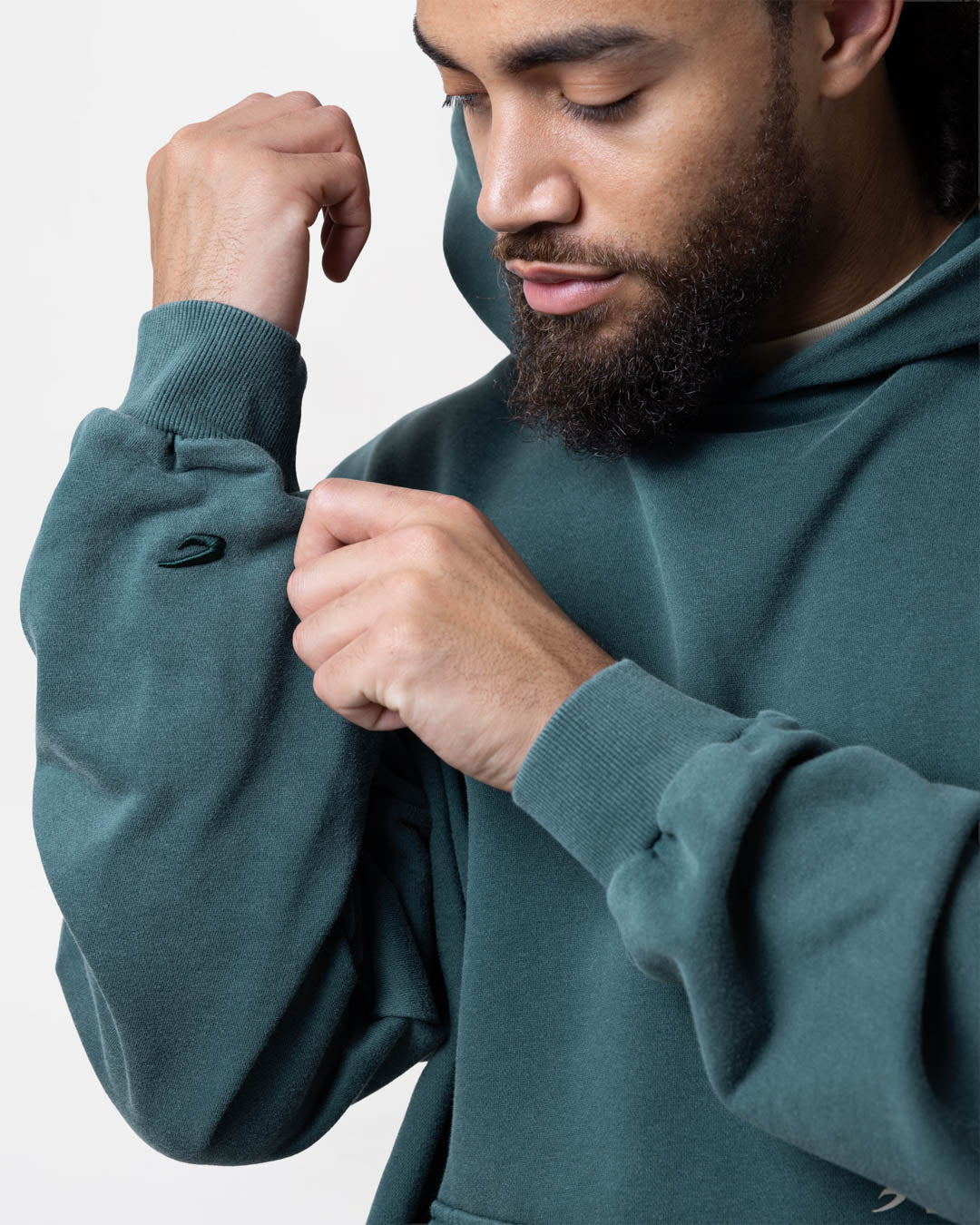 Sparring Club Oversized Hoodie - Washed Teal