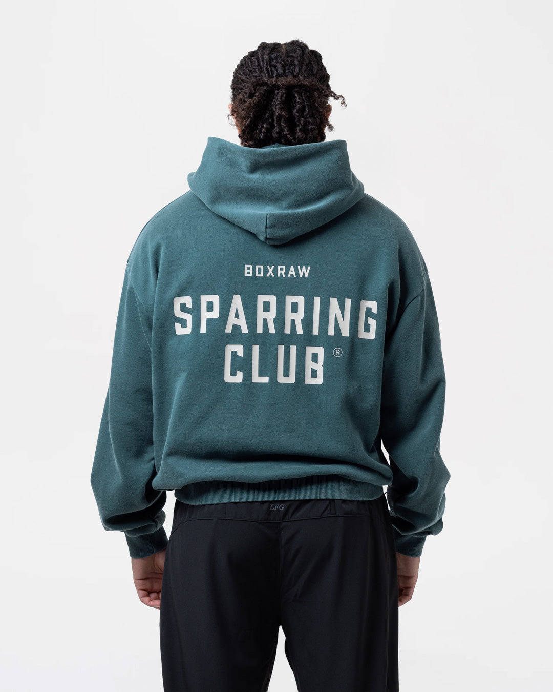 Sparring Club Oversized Hoodie - Washed Teal