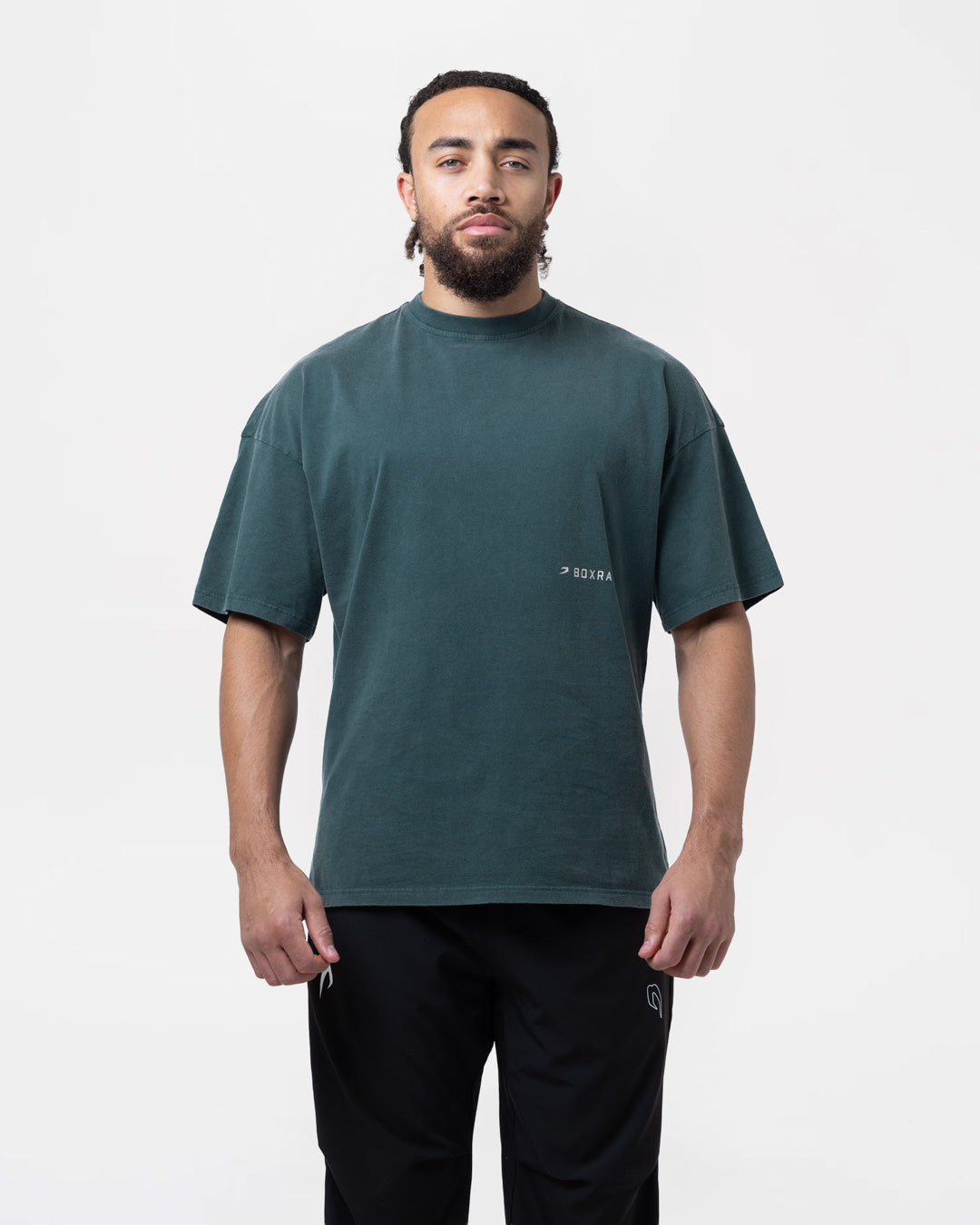 Men's Sparring Club Oversized T-Shirt - Washed Teal | BOXRAW